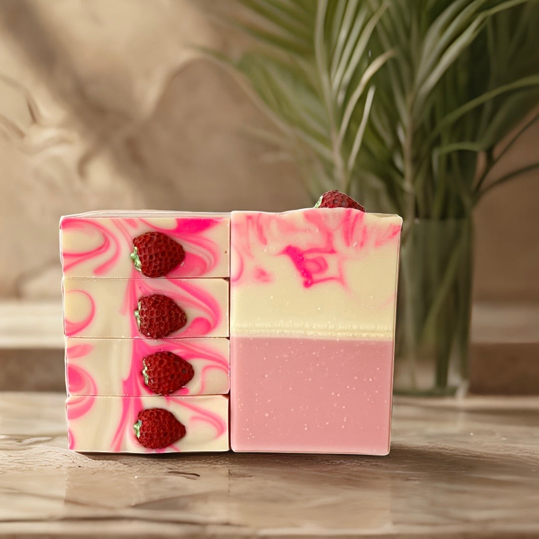 Champagne & Strawberries | Handmade Soap | Gifts for Her