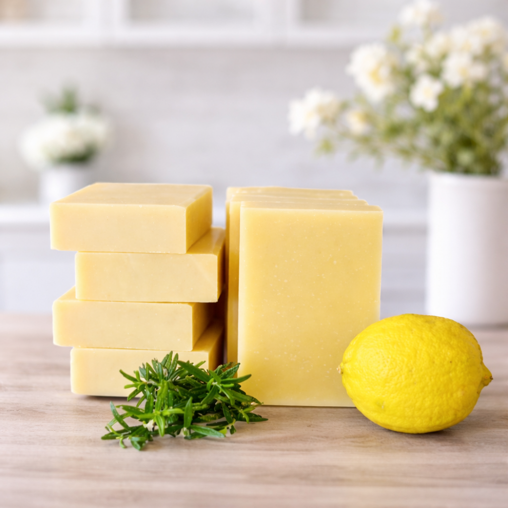 Rosemary & Lemongrass | Essential Oil soap | Citrus Soap