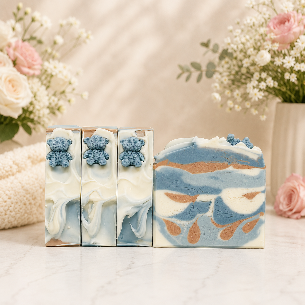 English Pear & Freesia | Teddy bear Soap