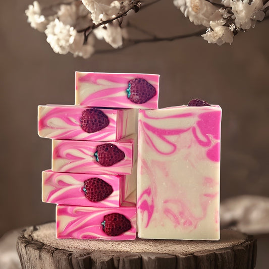 Champagne & Strawberries | Handmade Soap | Gifts for Her