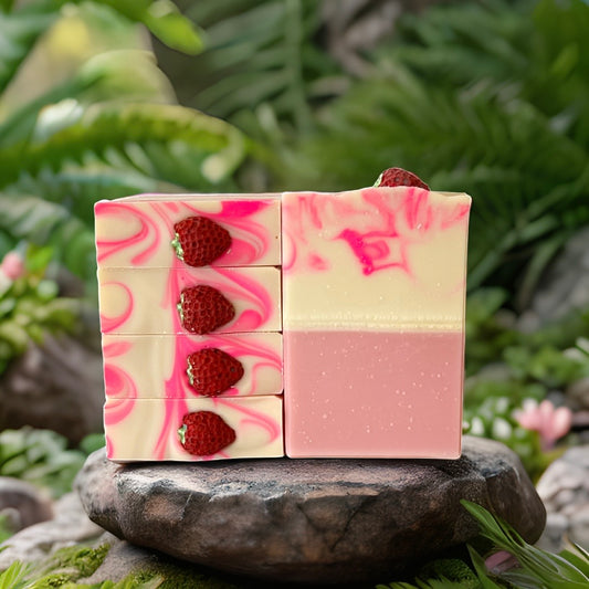 Champagne & Strawberries | Handmade Soap | Gifts for Her