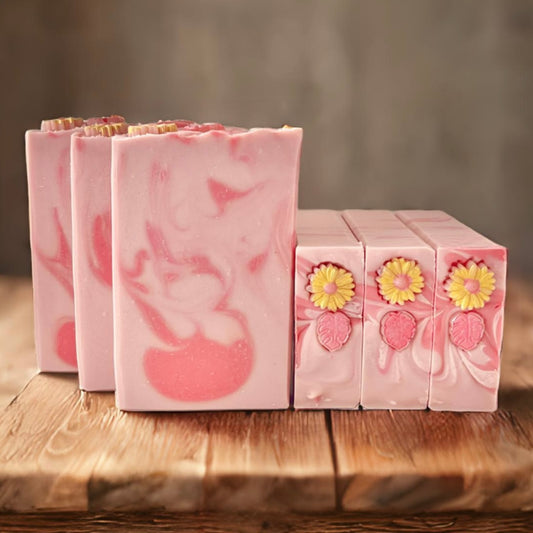 Opium Fields | Handmade Soap | Pink Soap | Luxury Soap